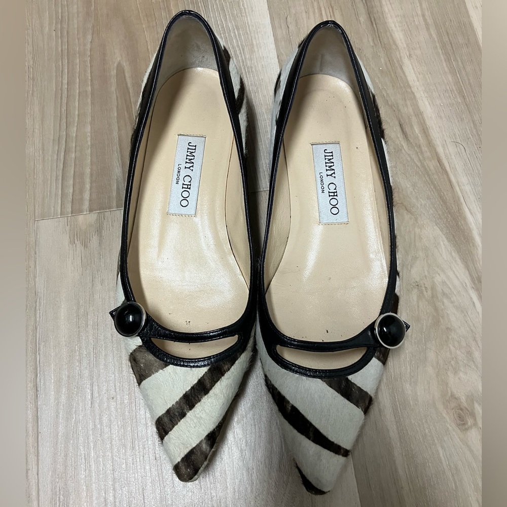 Jimmy Choo Size 37 Good Used Condition. Lots of wear left!